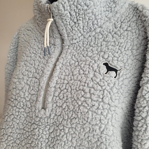 Victoria Secret PINK | Small Gray Fleece Sweatshirt - Picture 4 of 6